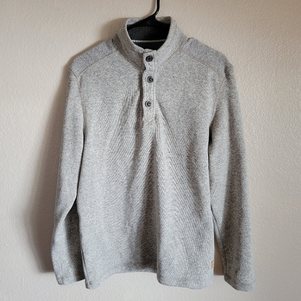 GH Bass & Co Quarter Button Up Sweater Size M